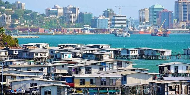 Moresby office in New Guinea