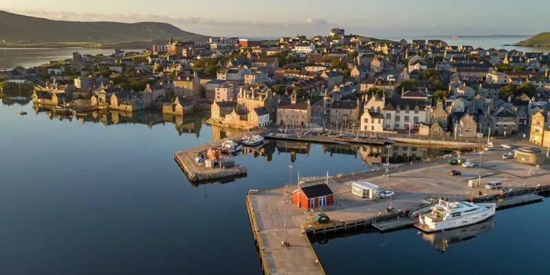 Widerøe Airlines Lerwick Office in Scotland