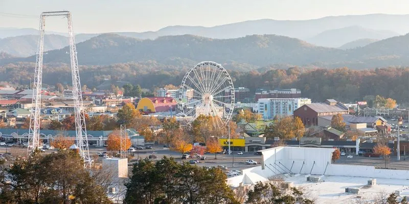 Pigeon Forge From the Closest Airport